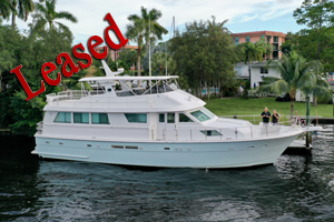 1990 65 Hatteras Motor Yacht, yacht for lease